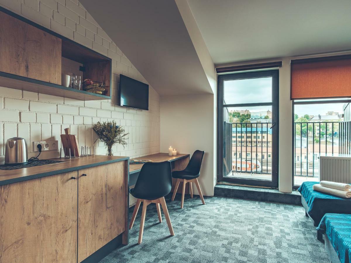 Self Check-In Hotel Railway Apartments Vilnius Room photo
